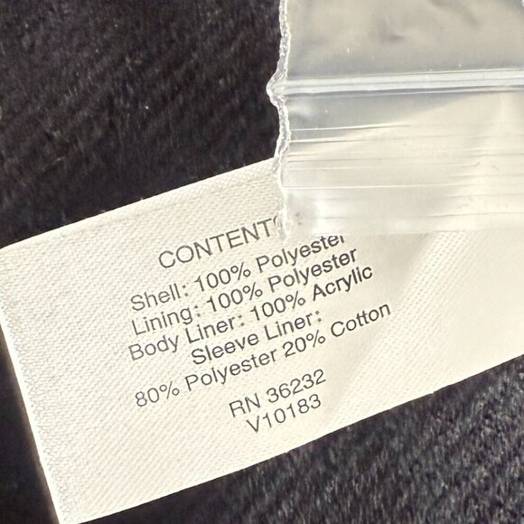 Gallery Coat, Black Large Petite NWOT - Picture 12 of 12